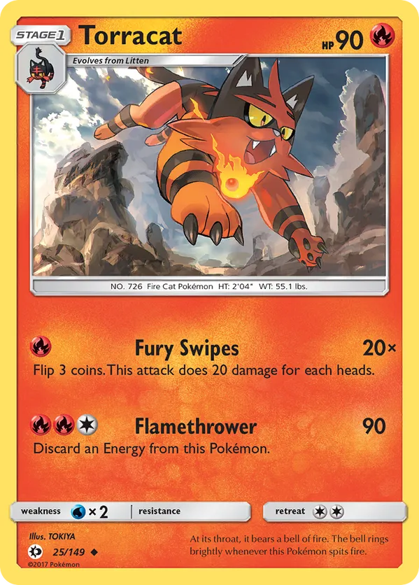 Torracat #025/149 Sun & Moon | pkmn.gg