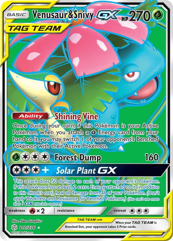 Venusaur & Snivy-GX