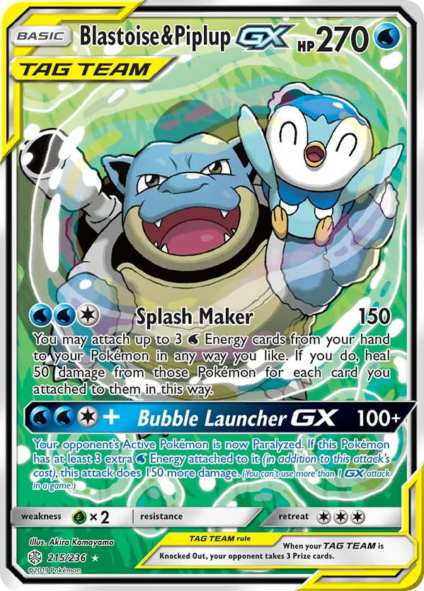 Blastoise & Piplup-GX