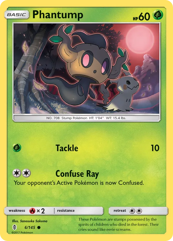 Phantump #006/145 Guardians Rising | pkmn.gg