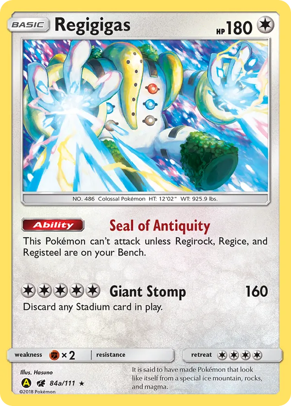 regigigas pokemon card price V Ultra Rare Crown Zenith | Real Authentic Regigigas LV.X can use any attack Regigigas Pokemon Cards Price Guide