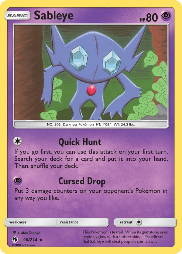 Sableye #096/214 Lost Thunder | pkmn.gg