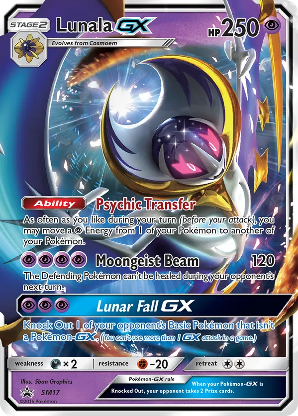 Lunala-GX SM017 SM Black Star Promos | pkmn.gg