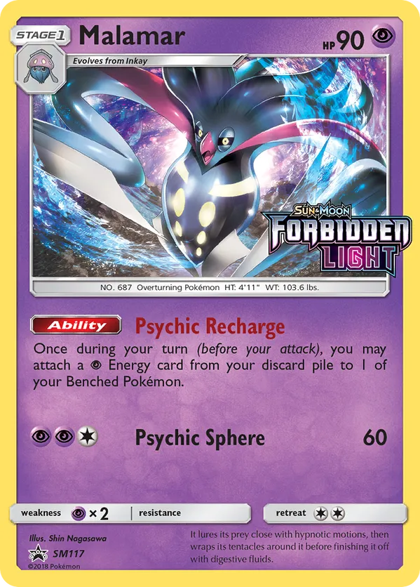 malamar pokemon card value V 121/192 - Ultra Rare Look at the top card of your opponent’s deck Malamar #076 - XY Card