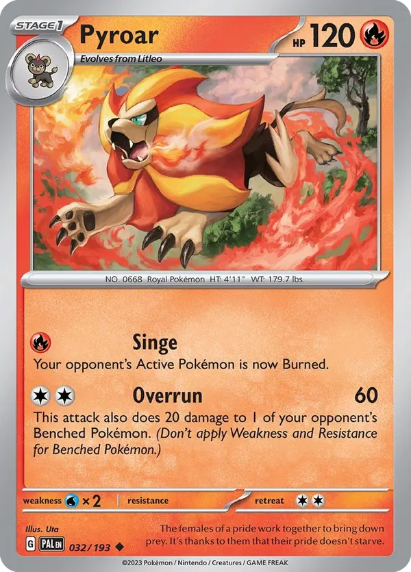 Pyroar #032/193 Paldea Evolved | pkmn.gg