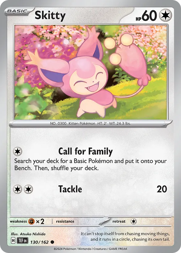 Skitty #130/162 Temporal Forces | pkmn.gg