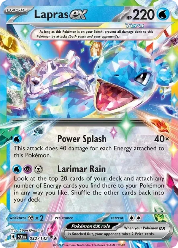 Lapras ex #032/142 Stellar Crown | pkmn.gg