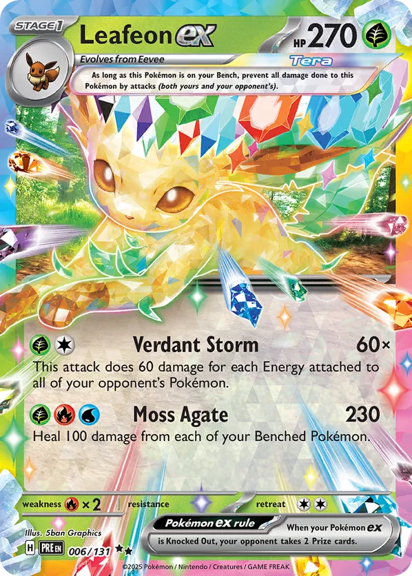 Leafeon ex #006/131 Prismatic Evolutions | pkmn.gg
