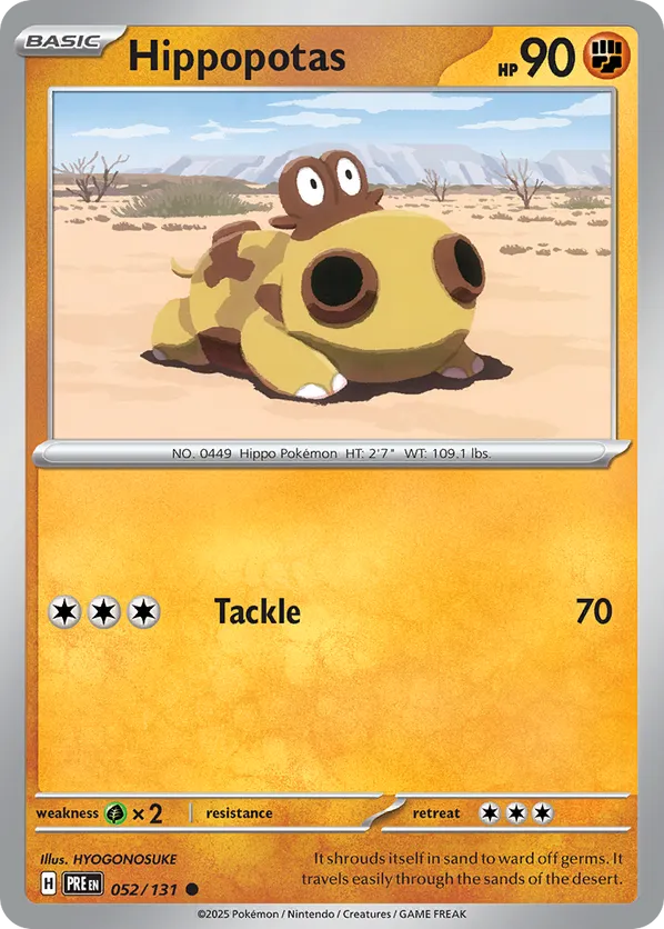Hippopotas #052/131 Prismatic Evolutions | pkmn.gg