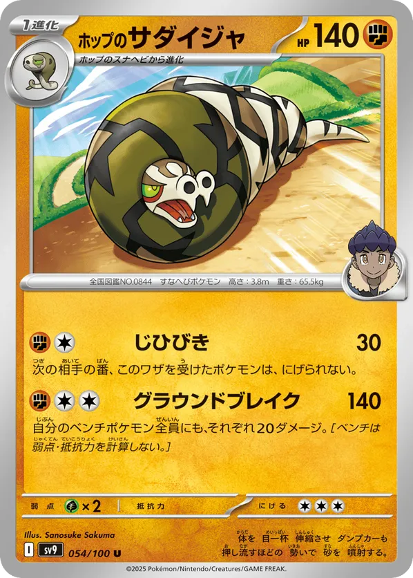 Hop's Sandaconda #054/100 Battle Partners | pkmn.gg
