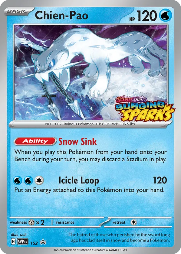 Chien-Pao 152 Scarlet & Violet Black Star Promos | pkmn.gg