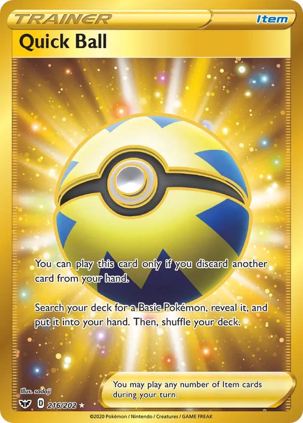 Quick Ball #216/202 Sword & Shield | pkmn.gg