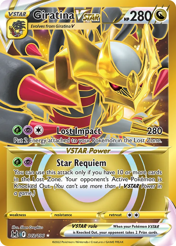 giratina pokemon card price - Vstar - 131/196 Encased in a durable acrylic holder to highlight the vibrant artwork of this fan Giratina V 130/196 - 2022