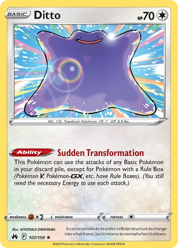 Ditto #107/159 Crown Zenith | pkmn.gg