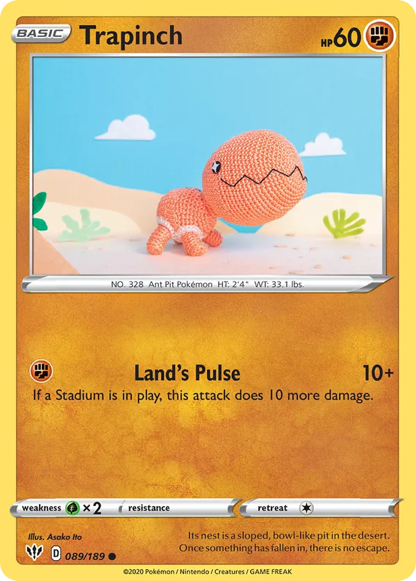 Trapinch #089/189 Darkness Ablaze | pkmn.gg