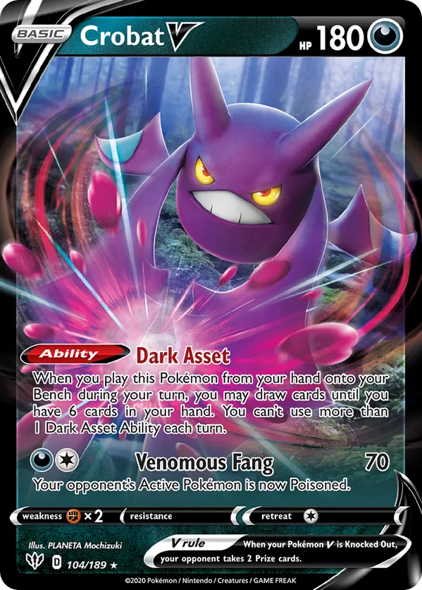 pokemon sword and shield darkness ablaze rarest card Pokemon Trading Card Game Sword & Shield Darkness Ablaze Rare Staraptor #147