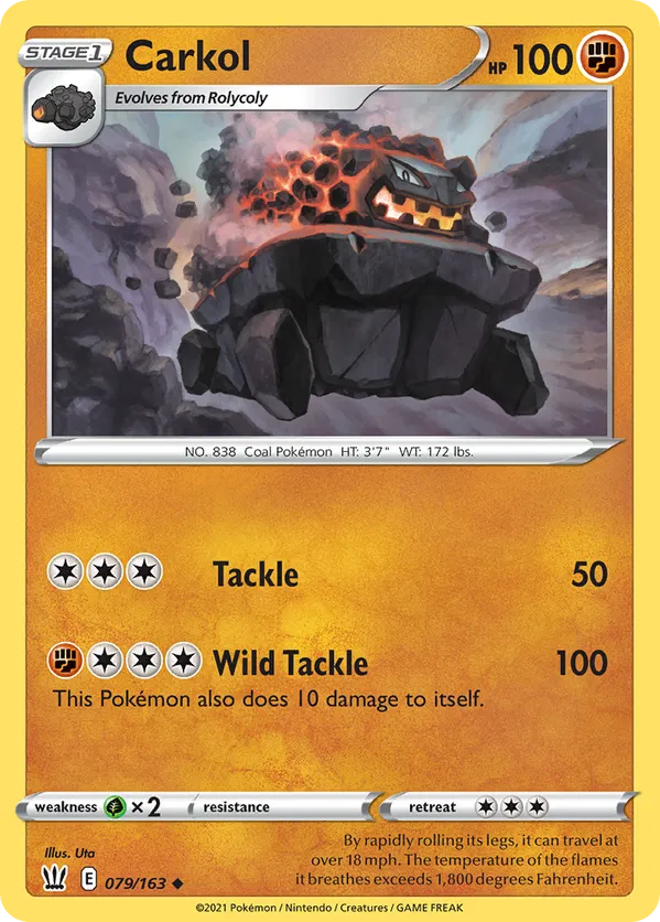 Carkol #079/163 Battle Styles | pkmn.gg