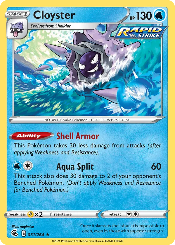 Cloyster #051/264 Fusion Strike | pkmn.gg