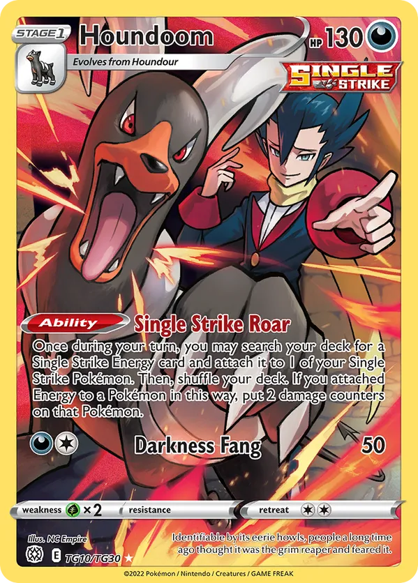 Houndoom #TG010/30 Brilliant Stars Trainer Gallery | pkmn.gg