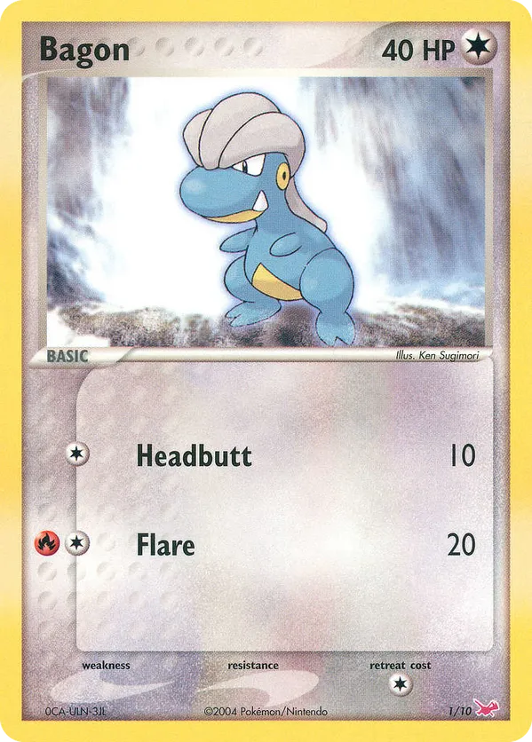 PSA10】タツベイ ボーマンダデッキ 007/019 Bagon Bagon Pokémon TCG