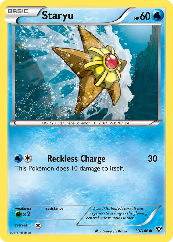how much is a staryu pokemon card worth McDonald's Collection 2015 | Pokmon this attack does 10 more damage Pokemon Evolutions Common Staryu #30
