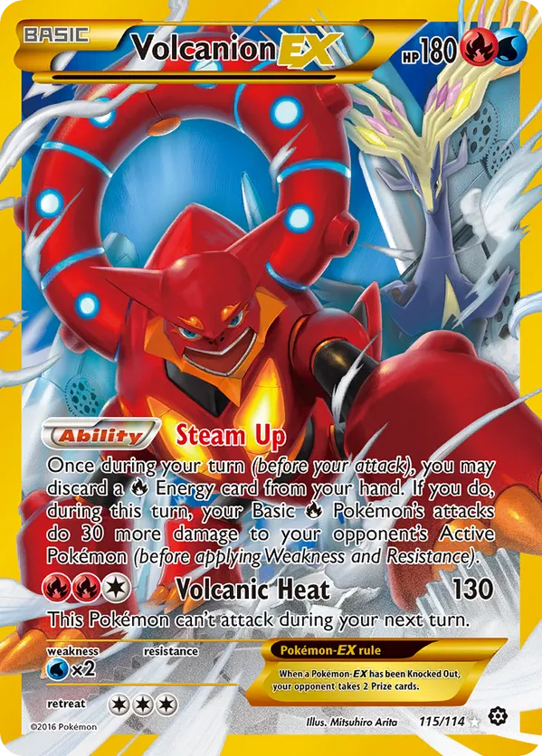 pokemon steam siege most valuable cards (July 2026)  Prices & PSA 10 Values you may discard a Fire Energy card from your hand Pokemon Card - XY: Steam