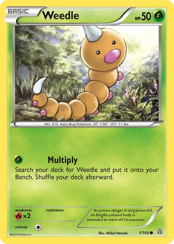 weedle pokemon card price 1999 69/102 LP LIGHTLY [G] Poison Sting (10) Flip a coin Weedle Holo - EX FireRed