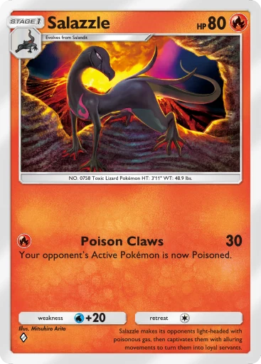 pokemon card salazzle Salazzle | Pokémon Cards and Details