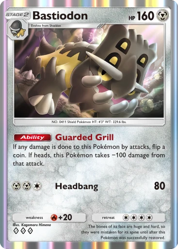 bastiodon pokemon card value 401 Games Canada - Bastiodon - 70/114 - Rare main image 1