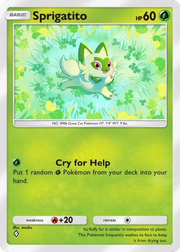 sprigatito pokemon card price Sprigatito (196/193)