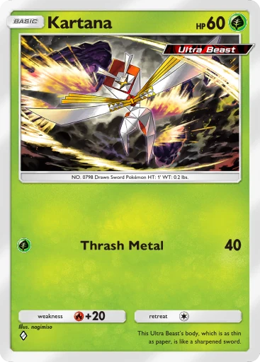 Kartana | Pokmon Cards and Details | pkmn.gg
