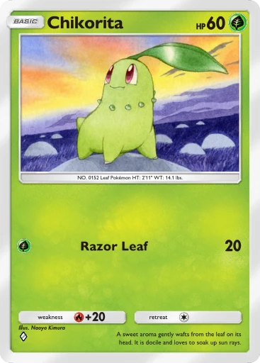 shiny chikorita pokemon card Pokmon Database - EX Unseen Forces All cards will be carefully packed for safe transit Perfect Order product listings went