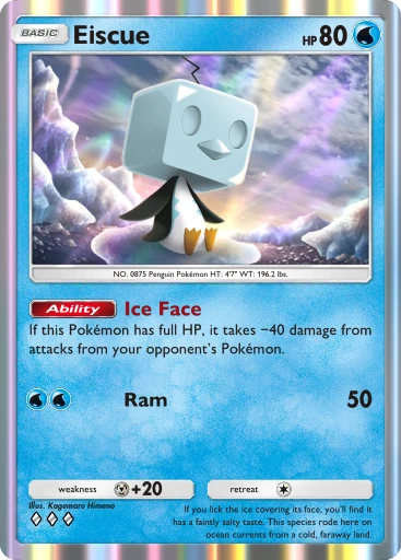 eiscue pokemon card Eiscue Promo