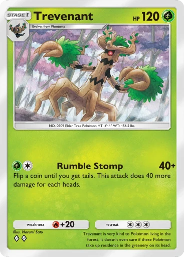 Trevenant | Pokmon Cards and Details | pkmn.gg