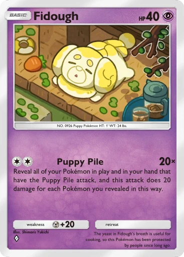 fidough pokemon card price Fidough | Pokémon Cards and Details