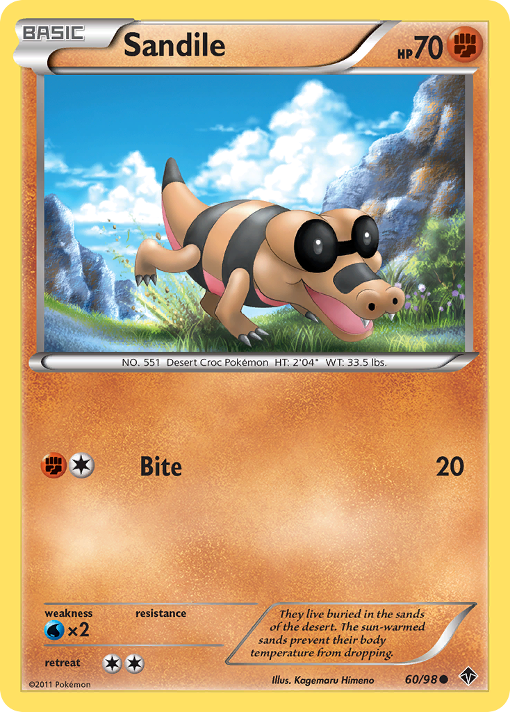 pokemon card sandile Sandile | Pokémon Cards and Details