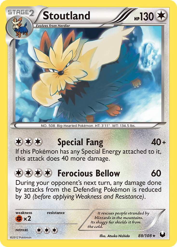 pokemon stoutland card POKMON TCG STOUTLAND V ULTRA RARE FULL ART HOLO FOIL CARD 117/163 HP210