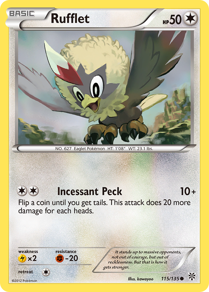 rufflet pokemon card Rufflet