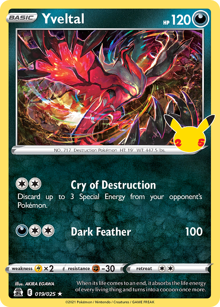 pokemon yveltal card Amazon.com: Pokemon - Yveltal (65/114) - XY Steam Siege main image 0