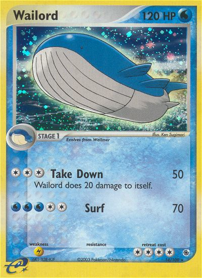 wailord pokemon card 032/185 Vivid Voltage Holo Rare Near Mint This is of the Rare rarity. Magikarp & Wailord GX |