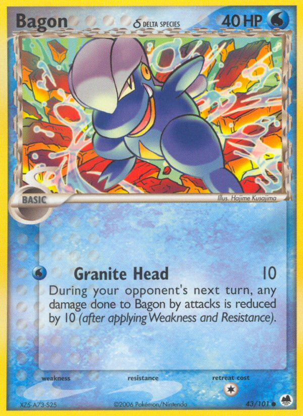 bagon pokemon card Pokemon Trading Card Game XY Roaring Skies Common Bagon #54
