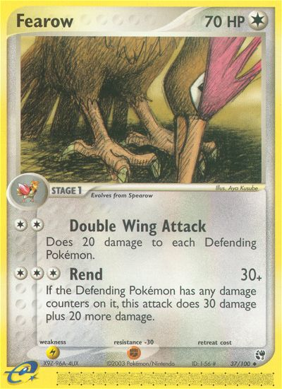 fearow pokemon card Pokémon Action Flipz 3D Premier Edition #37 Spearow Uncommon Card Type I don't see these XY