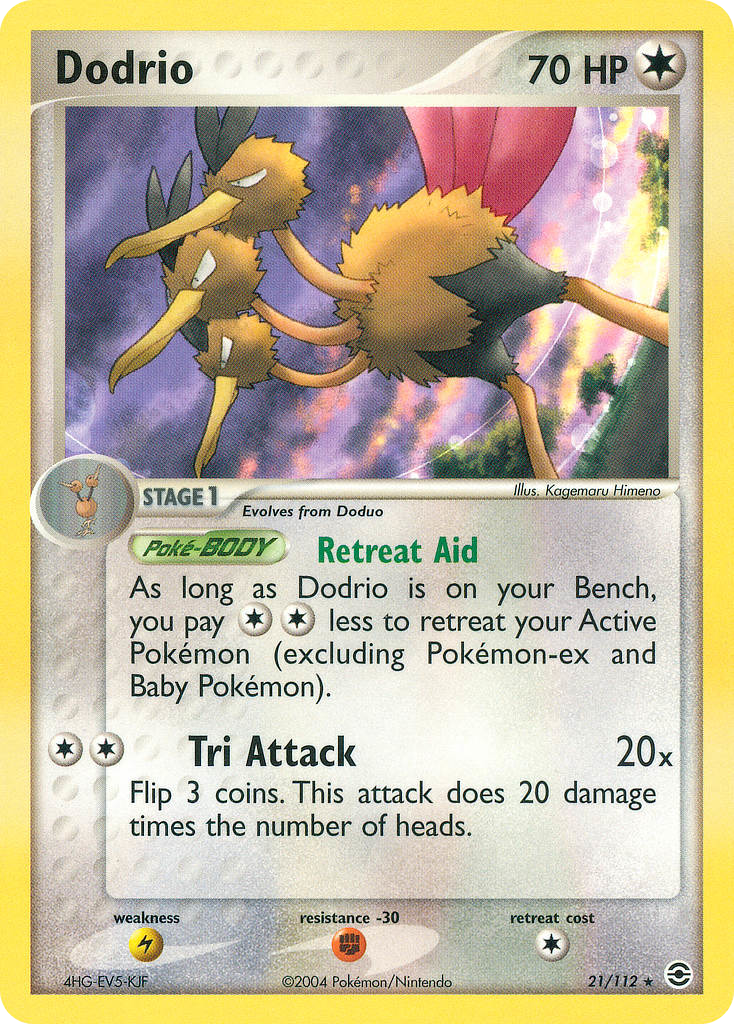 pokemon card dodrio - 085/165 - Pokemon 151 - Reverse Foil Stage 1 Dodrio PRYME TRADING CARDS