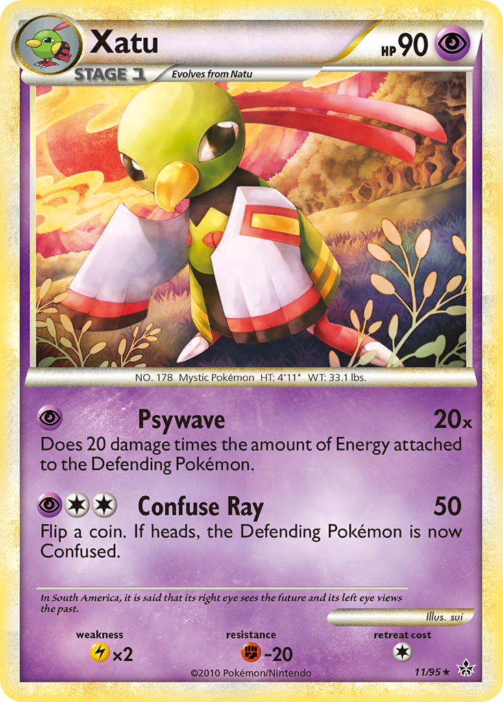 xatu pokemon card Xatu (49/115) (Stamped) [EX: Unseen Forces] main image 1