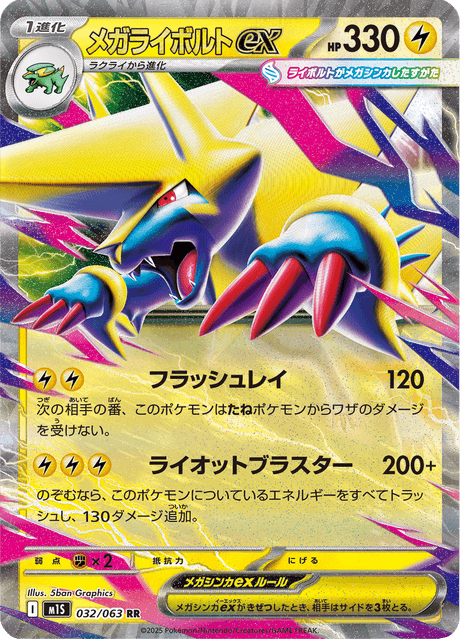 Mega Manectric ex #032/063 Mega Symphonia | pkmn.gg