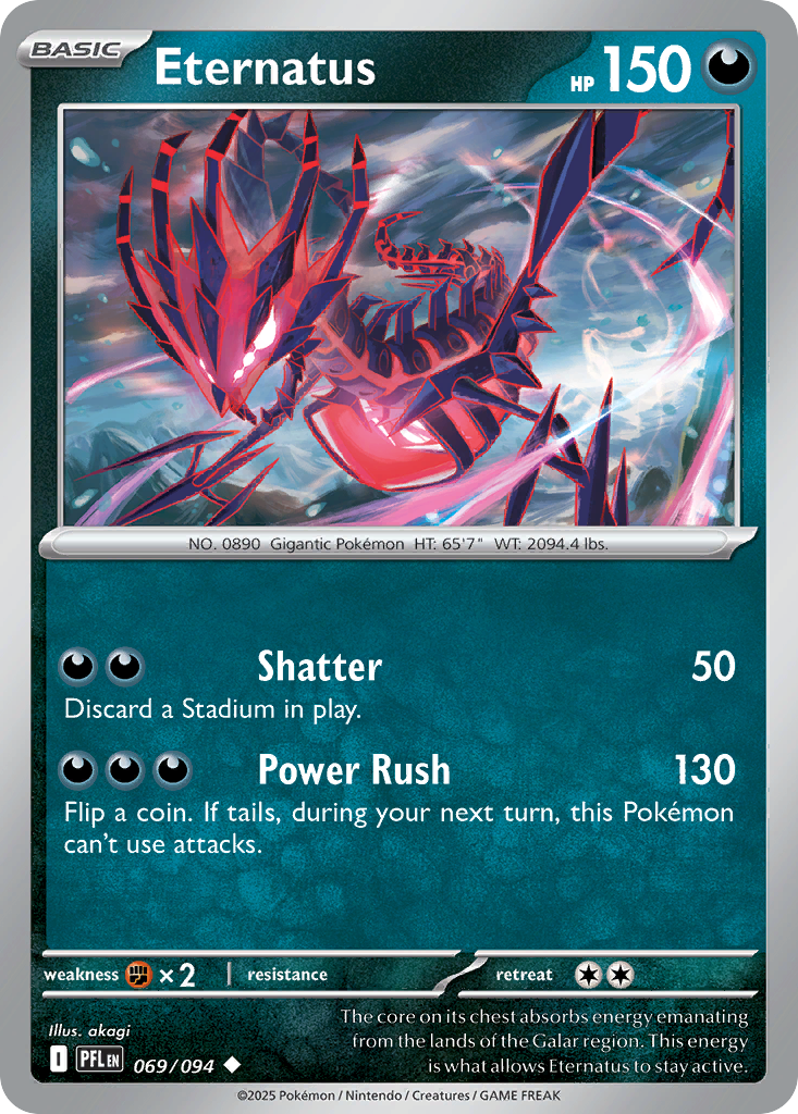eternatus pokemon cards Eternatus VMax - TG22/TG30 Full Art Ultra Rare