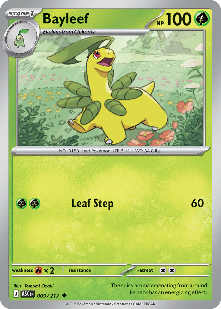 Bayleef | Pokmon Cards and Details | pkmn.gg