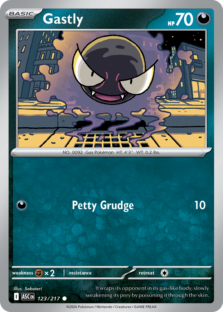Gastly #123/217 Ascended Heroes | pkmn.gg