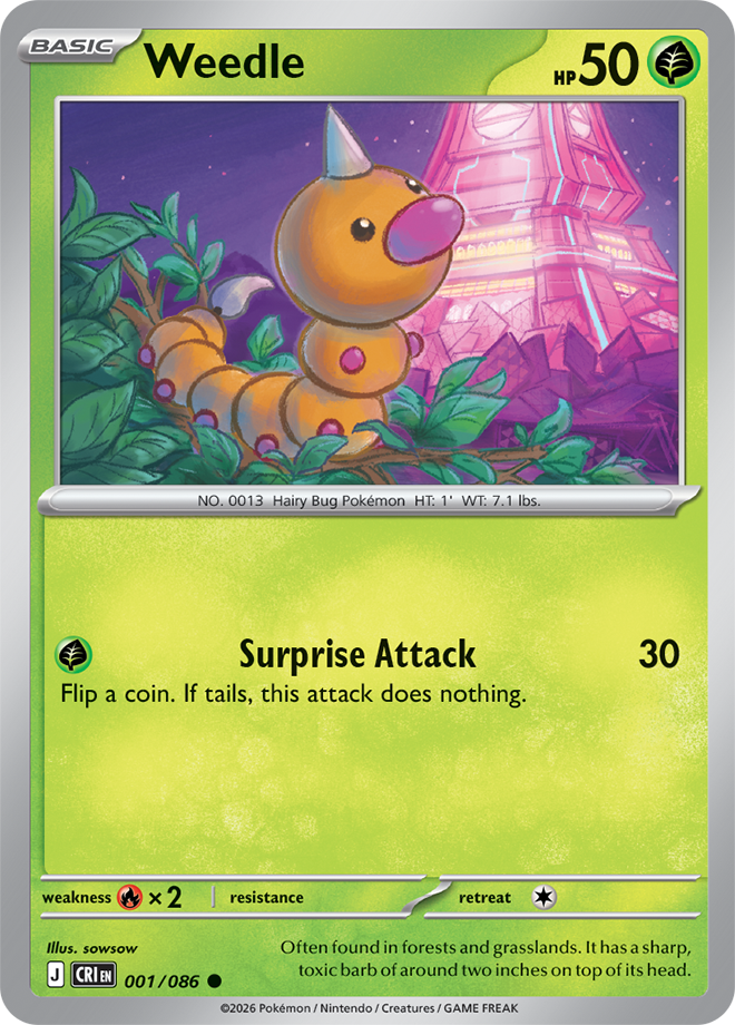 weedle pokemon card Pokemon - Weedle - Evolutions 2016 main image 0