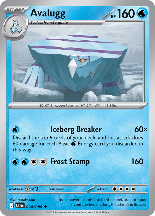 Avalugg | Pokmon Cards and Details | pkmn.gg